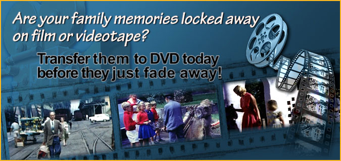 Convert 8mm and 16mm film to DVD